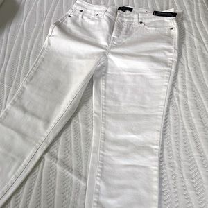 Talbots White Jeans Crop Jegging